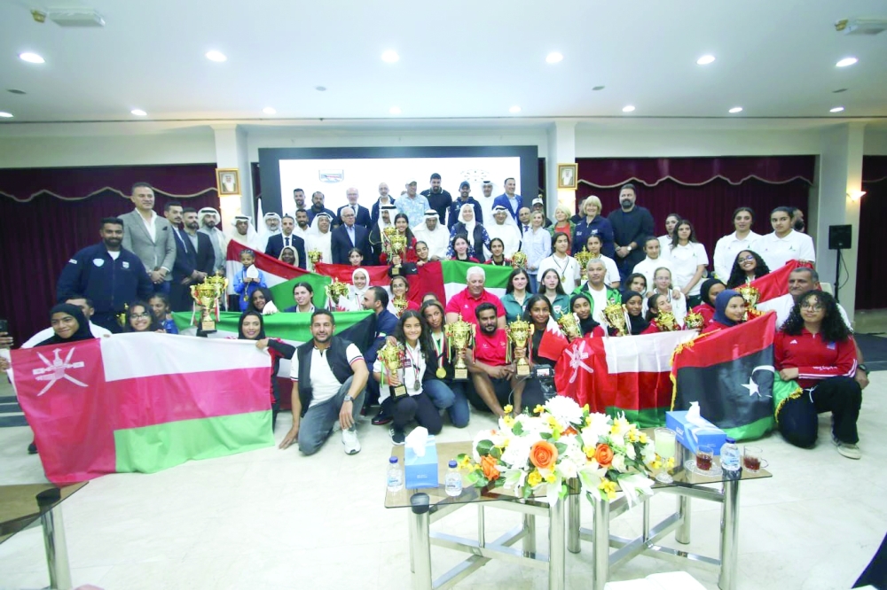 Group photo of the winners.
