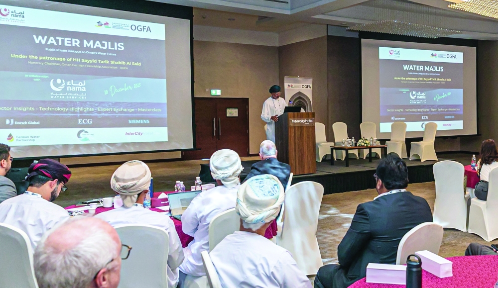 Held under the auspices of HH Sayyid Tarik bin Shabib al Said, Chairman of OGFA, the event formed part of Oman Water Week and was conducted in collaboration with Nama Water Services, with support from the German Water Partnership.