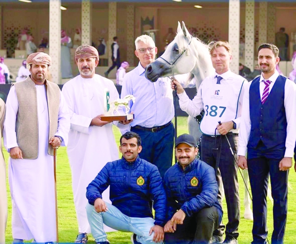 De Gram’ claimed the silver at the eighth International Arabian Horse Beauty Show 2025 in Saudi Arabia.