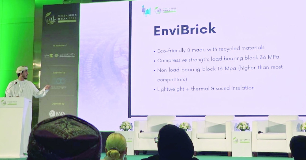 Mohamed Alderiy, Founder of EnviBrick, highlights how material science and local innovation can directly support Oman’s sustainability and energy-efficiency goals.