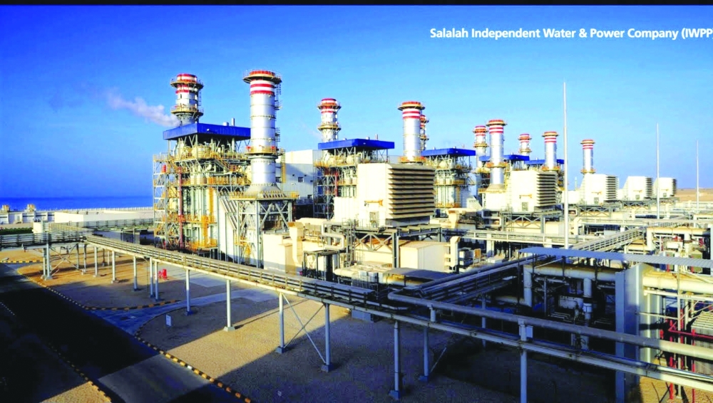  The Salalah Independent Water and Power Plant (IWPP), one of the largest and most energy-efficient facilities in Dhofar Governorate. 