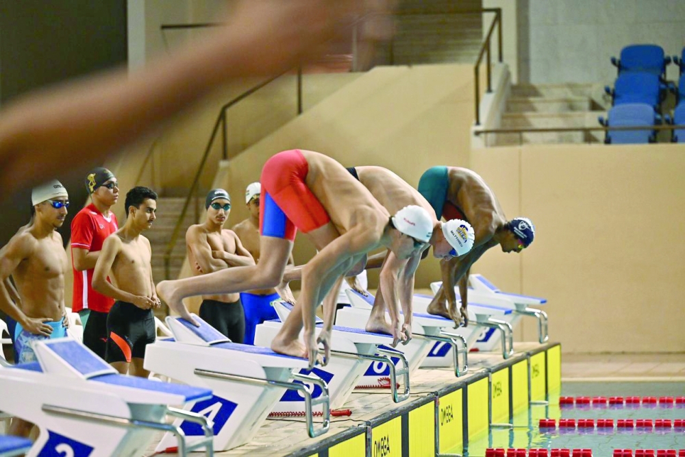 A total of 62 swimmers representing five clubs took part, competing across six races. — Faisal al Balushi