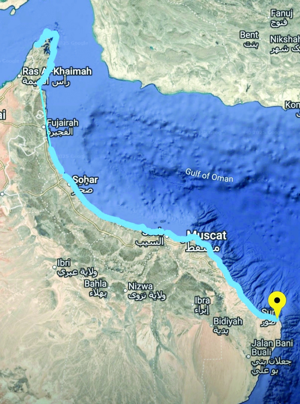 The route of expedition