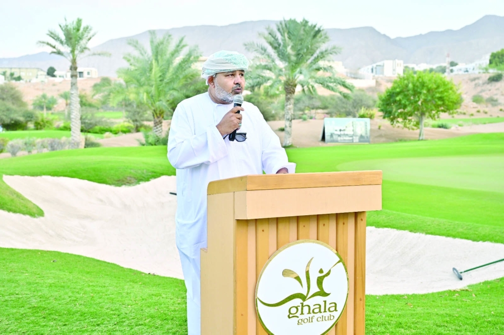 Ahmed bin Faisal al Jahdhami, Secretary-General of the Oman Golf Federation. — Faisal al Balushi
