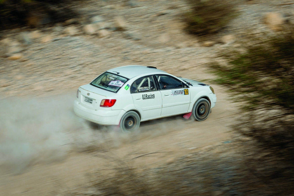 The rally featured various categories including regular rally cars, as well as off-road four wheel vehicles and motorcycles.