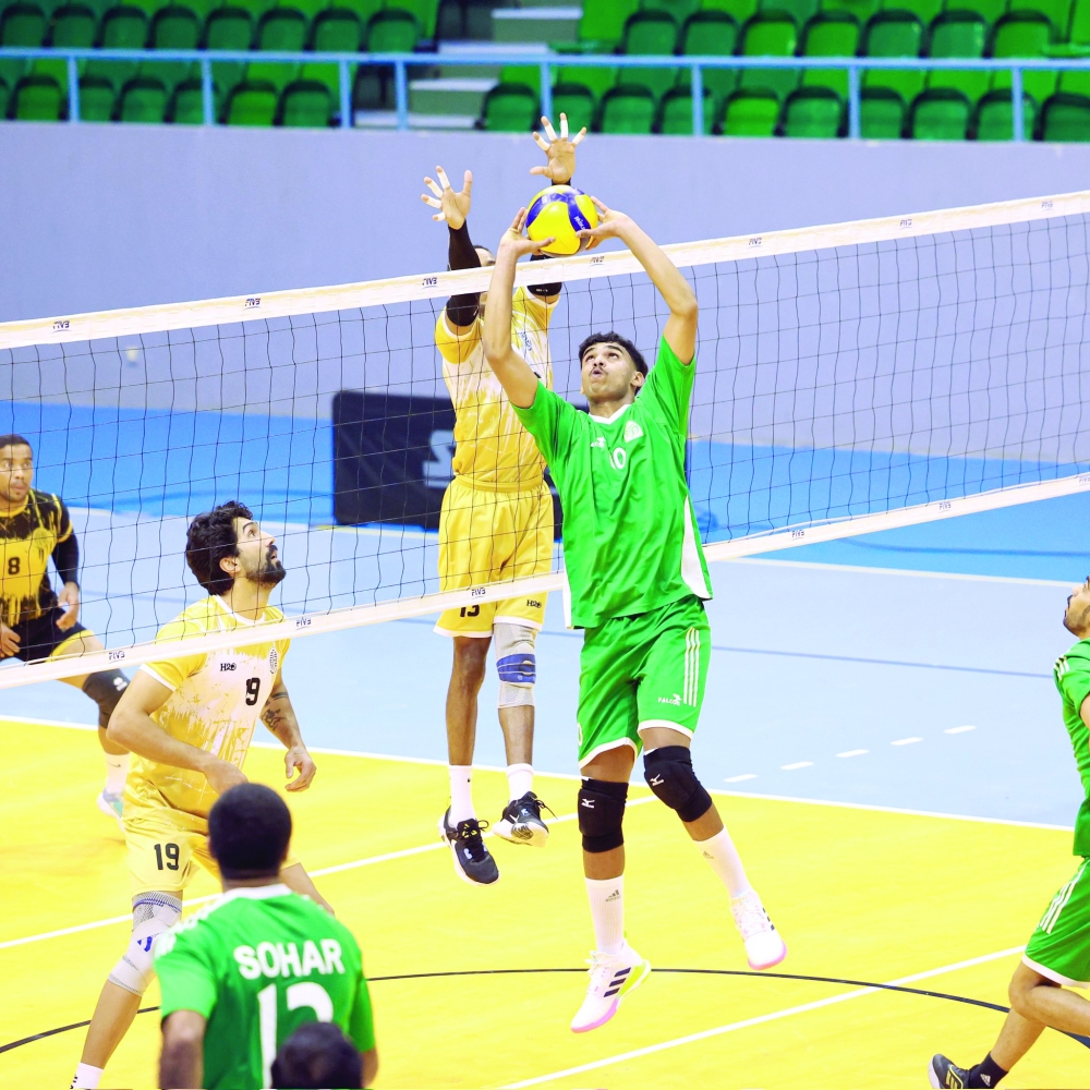 Al Bashayer asserted complete control and recorded a convincing straight-sets victory over Sohar.