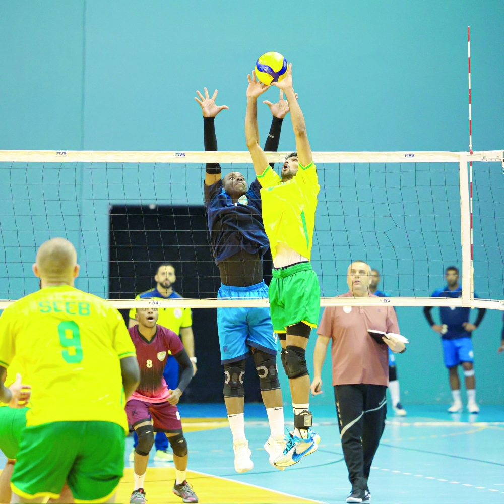 Al Seeb started strongly and claimed the first set 25–23.