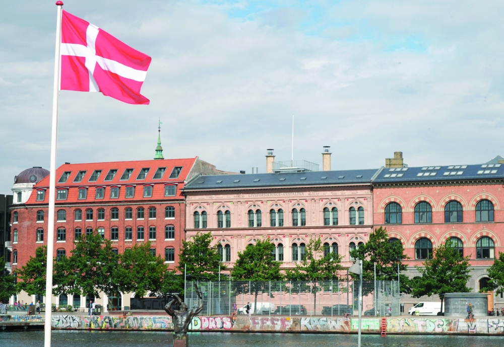 A Danish flag flies outside the foreign ministry in Copenhagen, Denmark. — Reuters