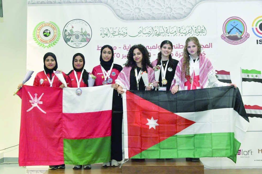 Bahrain claimed gold in the women’s team event, with Qatar taking silver and Oman securing bronze. — Abdulwahid al Hamadani 