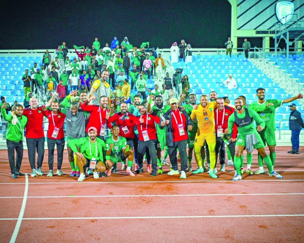 With their first victory, Al Nahda moved up to six points in second place.