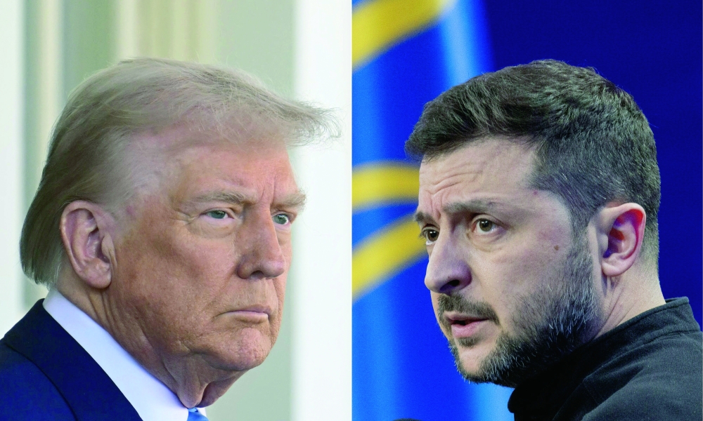 US President Donald Trump and Ukraine's President Zelensky are meeting on Sunday