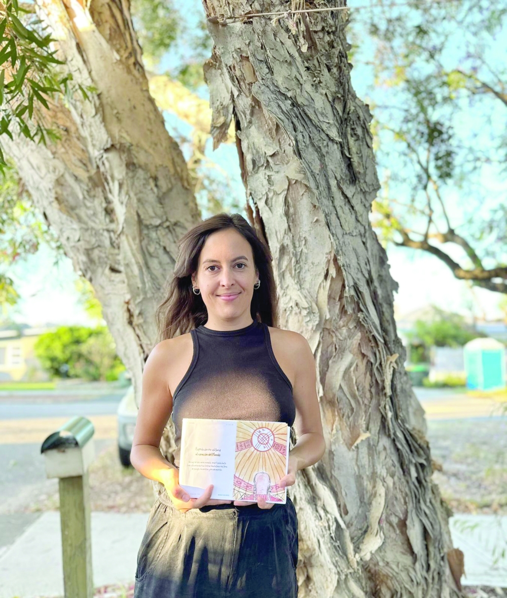Paula at the launch of her ‘Solo Expedition to the Heart of the World’ in Australia