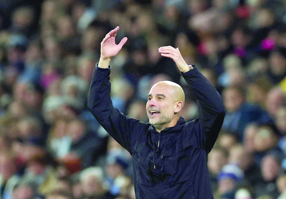 Manchester City manager Pep Guardiola reacts during the match against West Ham United on December 20. — Reuters