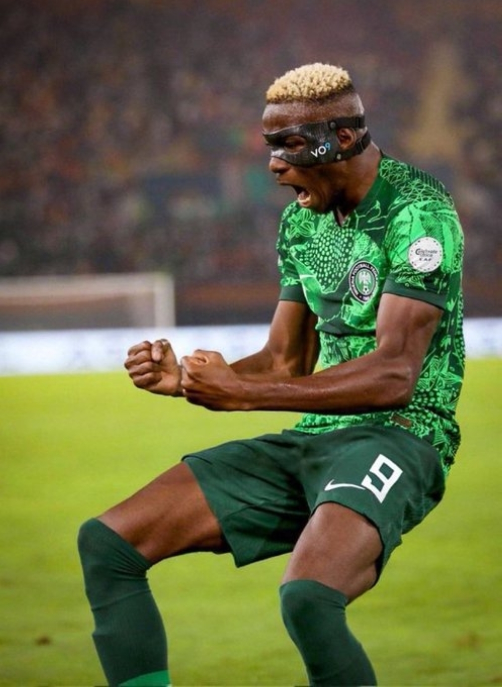  Victor Osimhen after scoring the first goal 