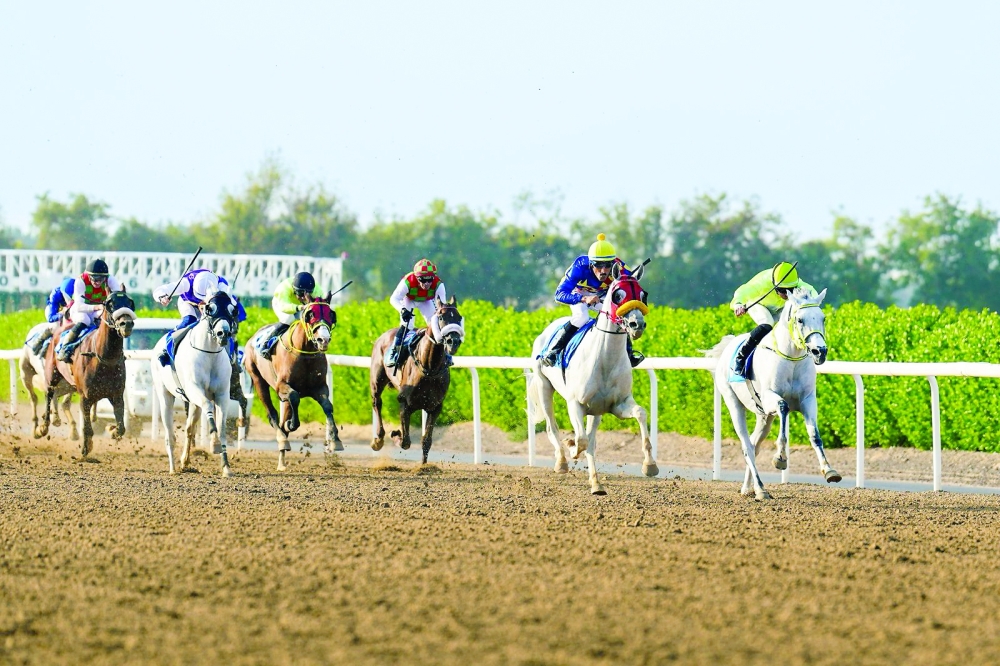 SSR Kahlilan was ridden by jockey Hamad bin Sultan al Malki. — Asaad al Bari 