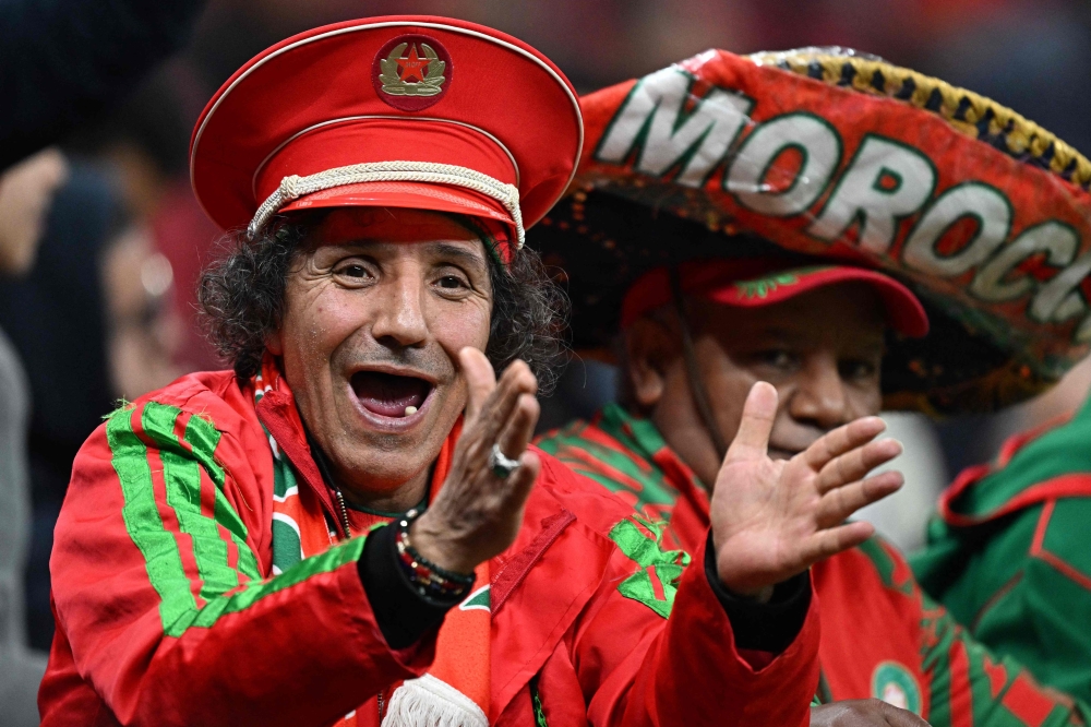 Morocco supporters arrive for the Africa Cup of Nations 