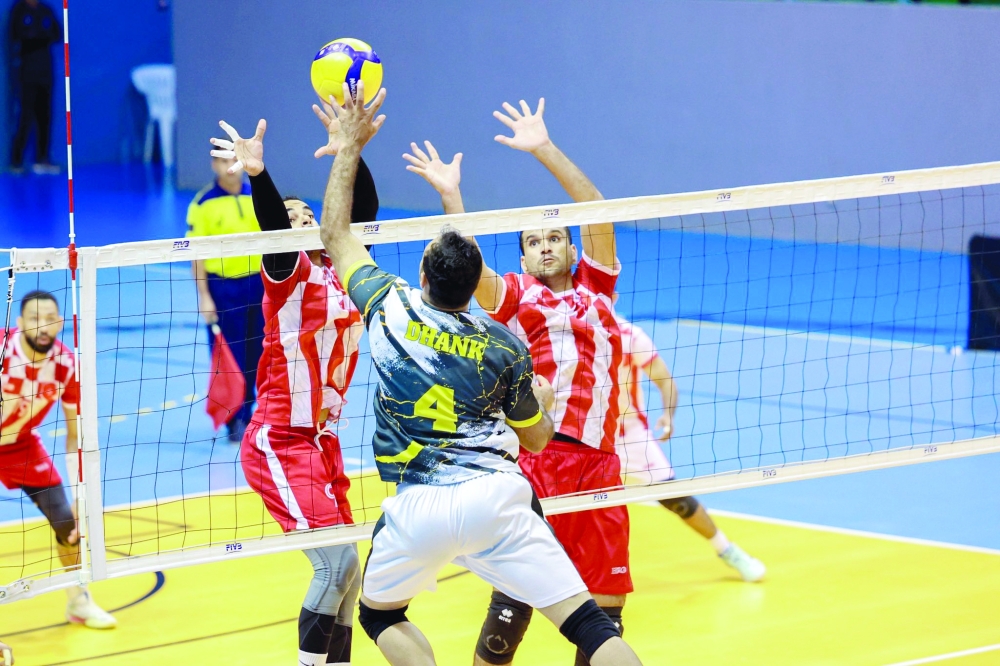 Al Hamra Club beat Dhank Club 3–1 in the final of the Second Division Volleyball League 2025-26. — Ahmed al Maamari