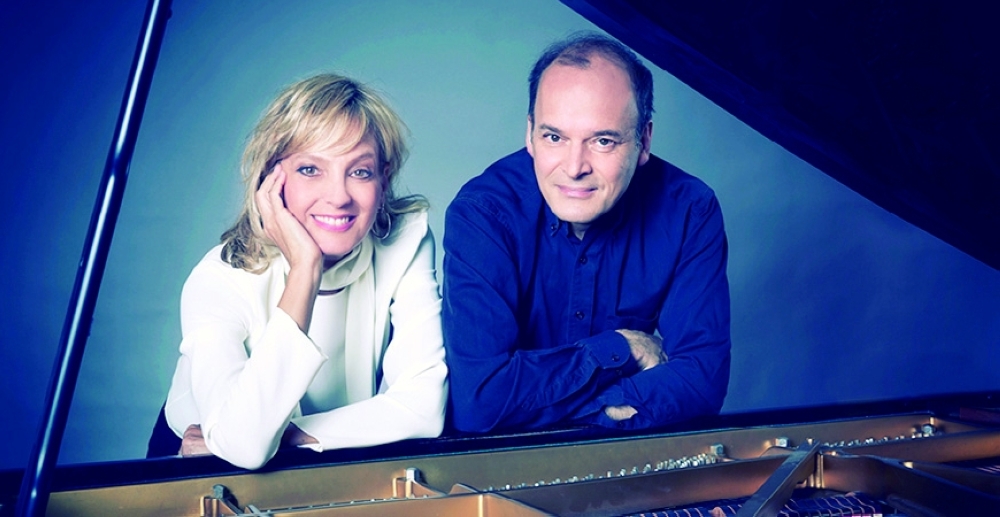 Pianists Hélène Mercier and Louis Lortie