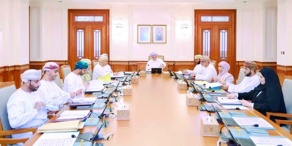 The meeting was chaired by Shaikh Abdulmalik bin Abdullah al Khalili, Chairman of the State Council. - ONA