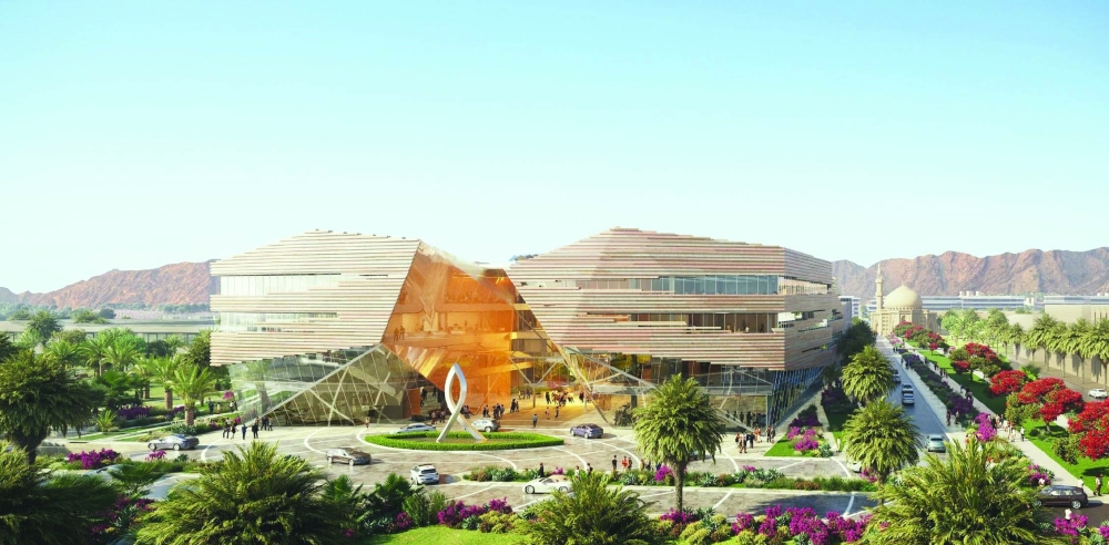 A visual of the Oman Business Gateway that will house the new HQ of the MoCIIP