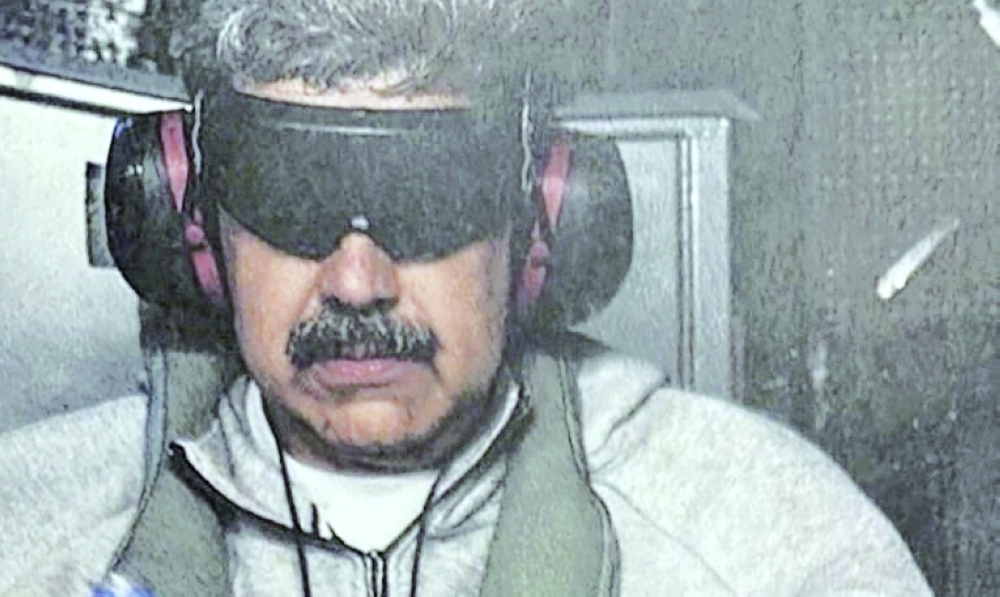 A photograph which US President Donald Trump posted on his Truth Social account shows what he describes as Venezuelan President 'Nicolas Maduro on board the USS Iwo Jima' amphibious assault ship, currently in the Caribbean Sea on Saturday. — Reuters