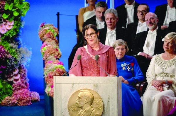 First woman at the helm of Nobel Prize institution