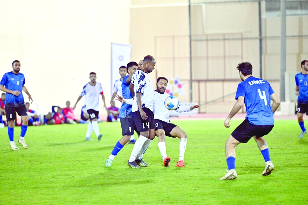The Ministry of Information and the Ministry of Education played out an exciting 2–2 draw. — Faisal al Balushi