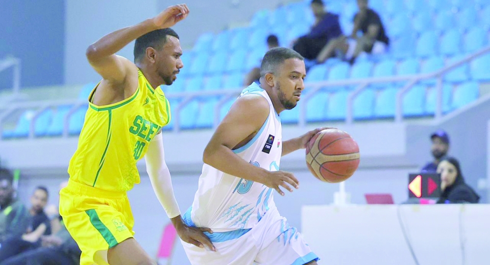 Seeb claimed a commanding 110–39 victory over Salalah. — Ammar al Musafir