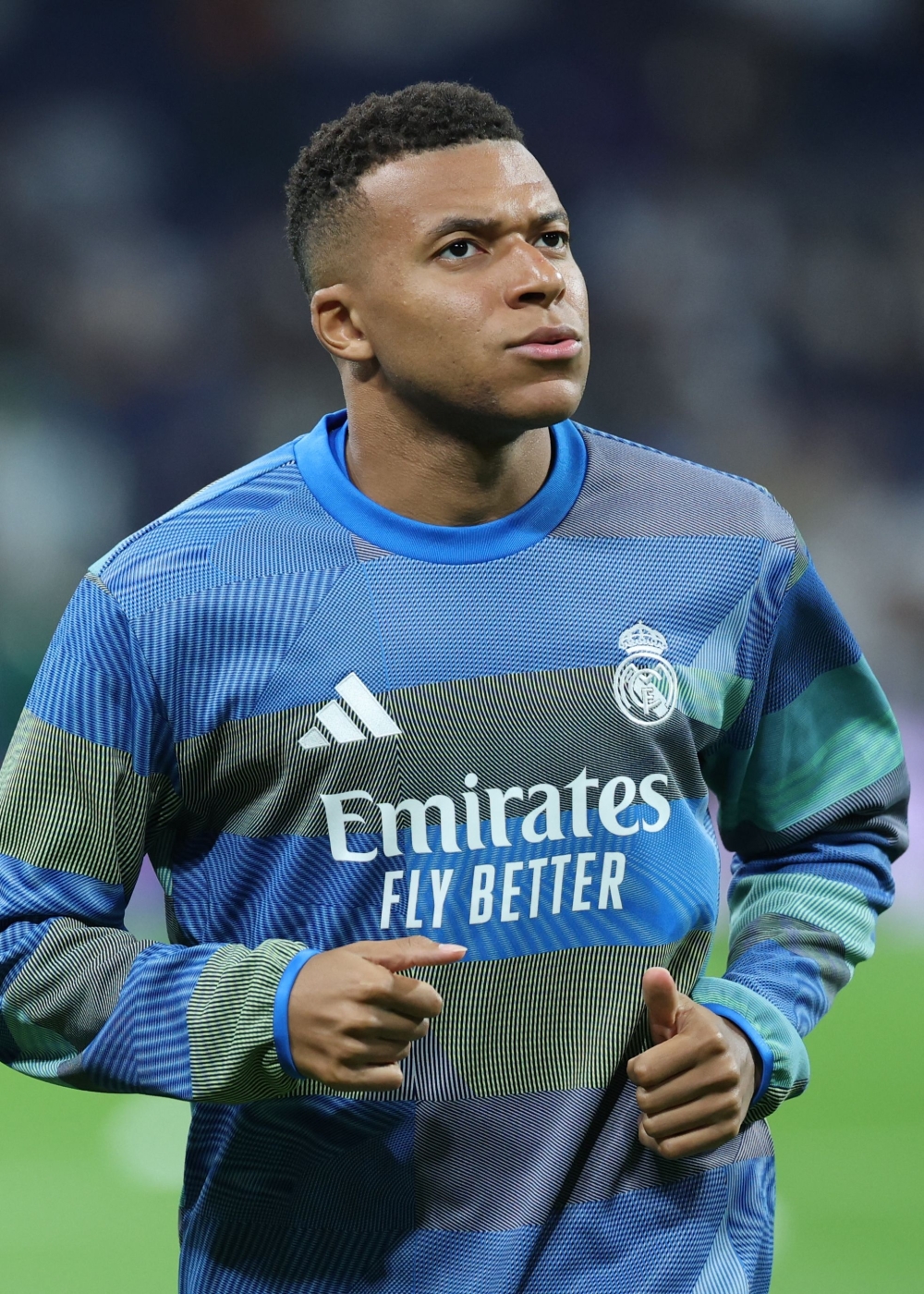 (FILES) Real Madrid's French forward #10 Kylian Mbappe