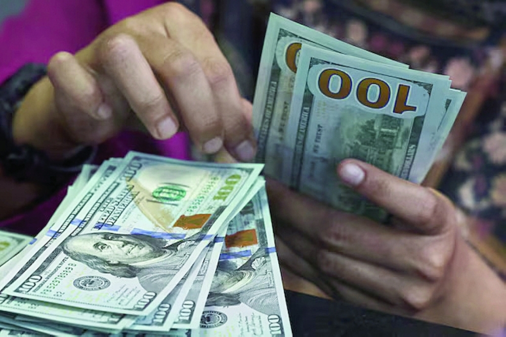 Sterling slipped 0.3% to $1.3456 but remained near a four-month high hit earlier in the week.— Reuters