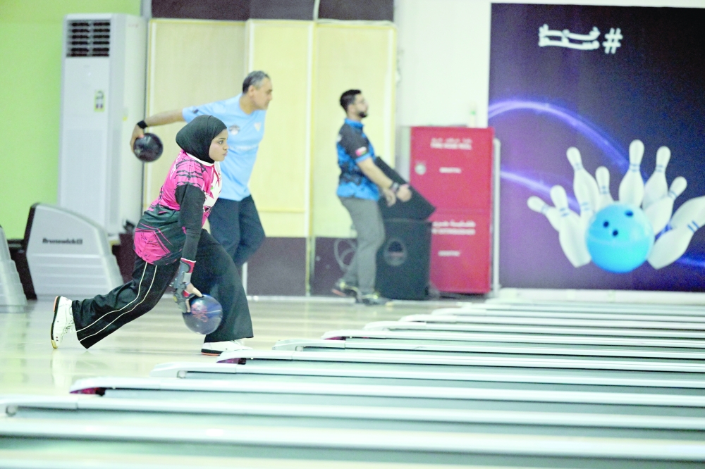 Shahrazad al Maskari said that her participation in the Muscat Nights International Bowling Championship marks her official return to competitive action after several years away. — Abdulwahid al Hamadani