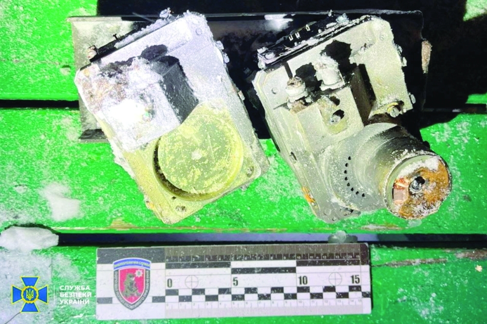 A part of Russian nuclear-capable hypersonic Oreshnik missile system at the site of the Russian missile strike, in the Lviv region, Ukraine. — Reuters