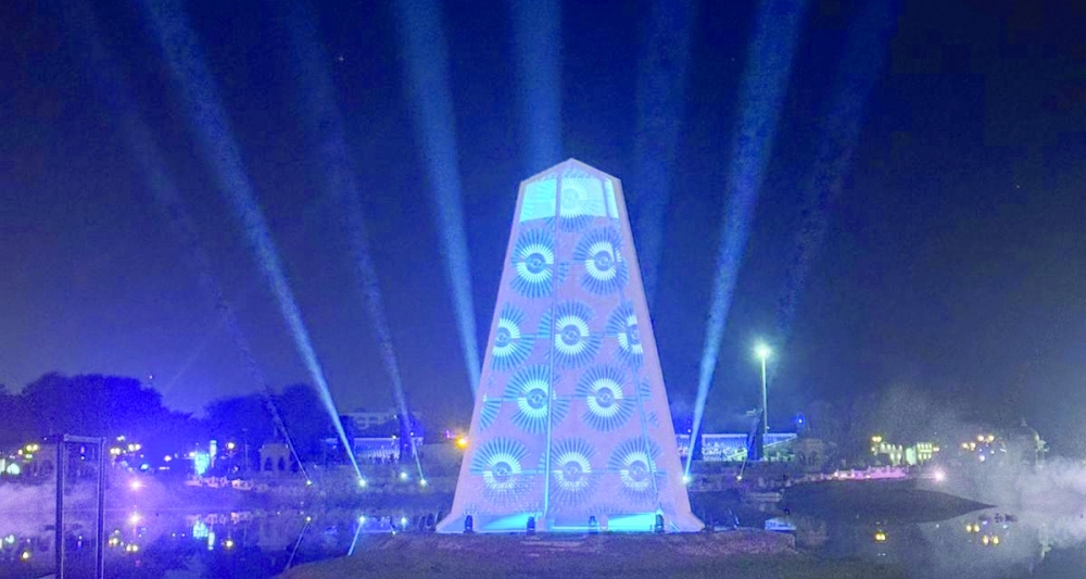 Festival of Light at Al Qurum Natural Park’s lake