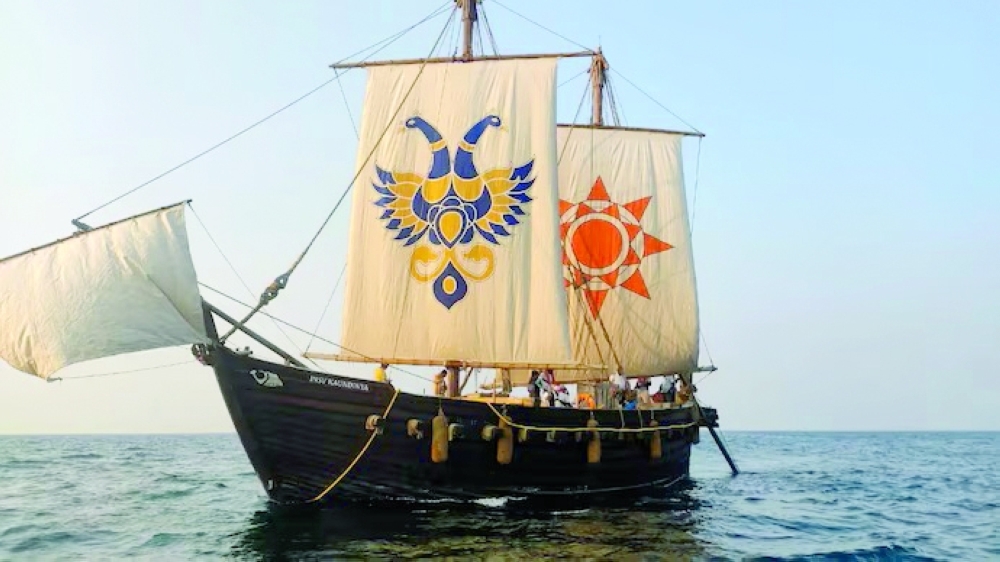 Oman will host the traditional Indian dhow INSV Kaundinya in its waters from today.