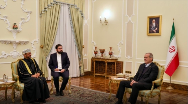 Sayyid Badr holds talks with the Iranian President