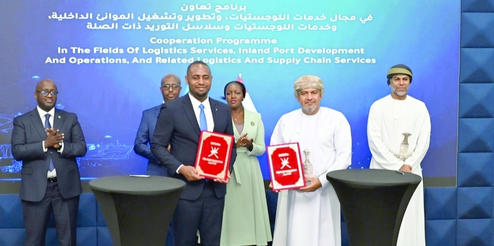The agreements align with Oman’s strategic objective of expanding international partnerships in transport, logistics and information; and communications technology, with a particular focus on East Africa.