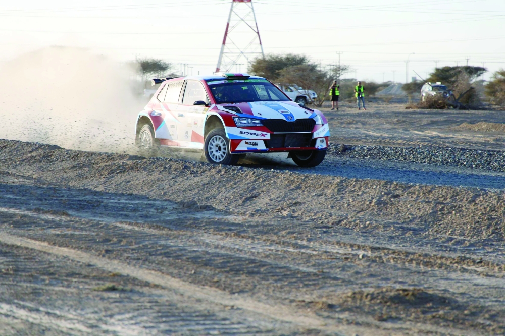 Abdullah al Rawahi in action at Suhar in 2025