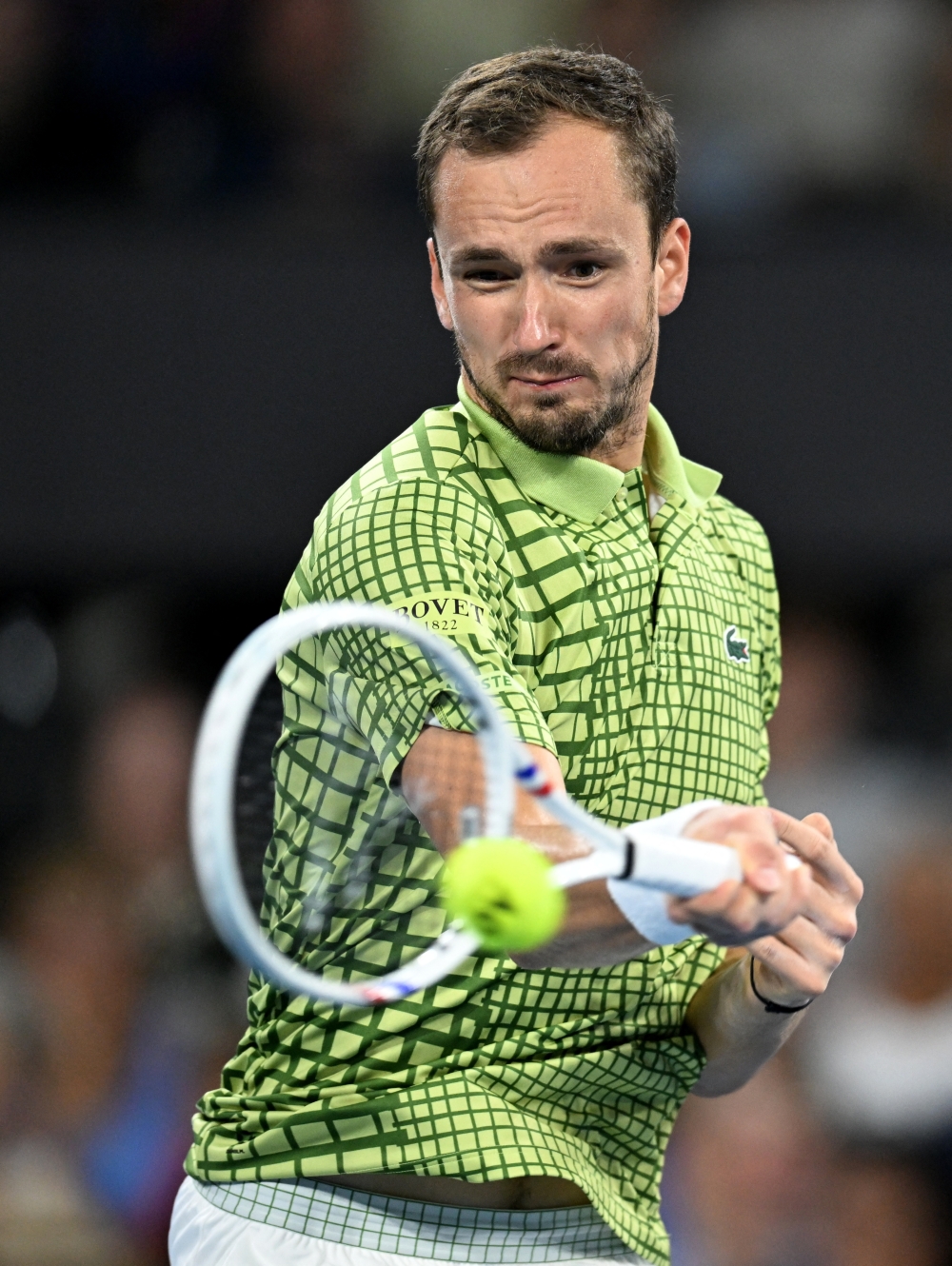  Russia's Daniil Medvedev in action 