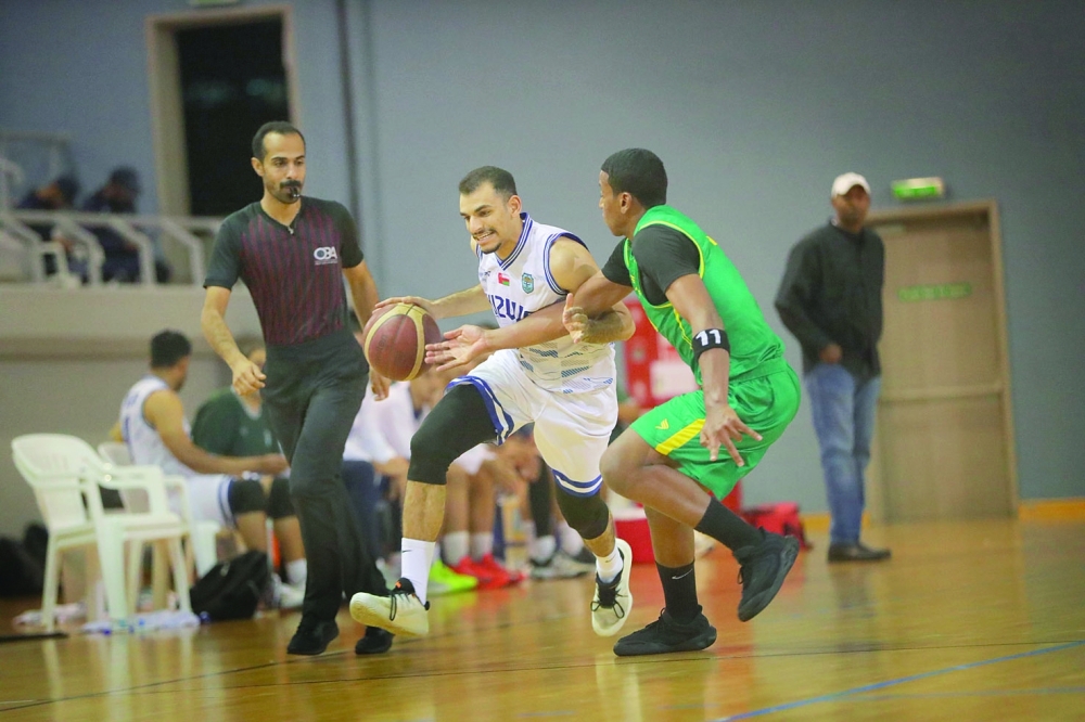 Seeb Club continued their pursuit of the leaders with an emphatic 89–57 win over Nizwa. — Ammar al Musafir