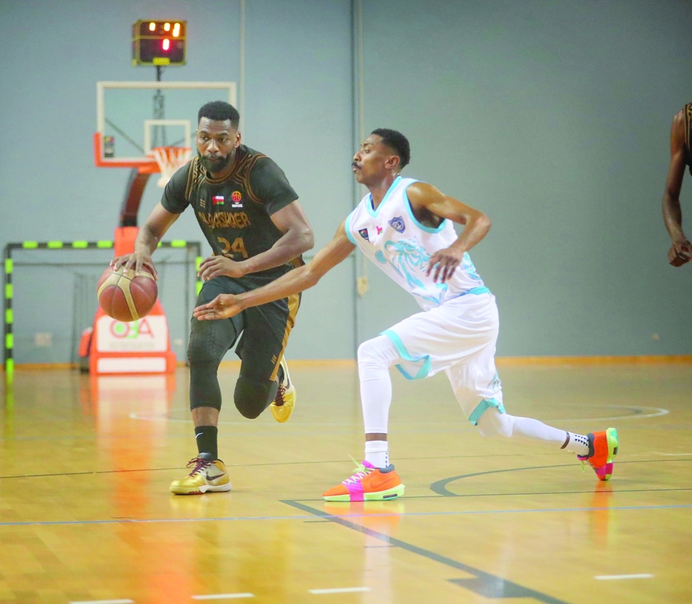 Al Bashayer recorded a commanding 119–55 victory over Salalah. — Ammar al Musafir
