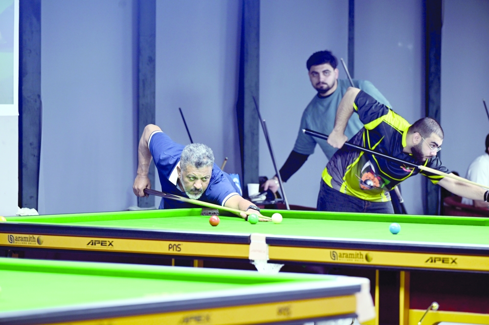Amir Hossein continued his fine form with two successive victories over Karar 3–0 and Ahmed al Kindi 3–0. — Abdulwahid al Hamadani