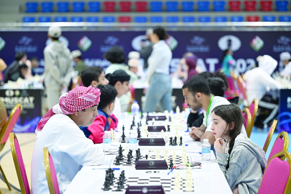 Omani players made a positive impact as Salem al Meshikhi defeated Italy’s Stefano. — Hussein al Muqbali