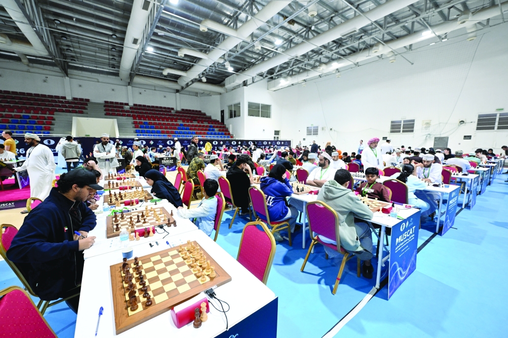 The Muscat Nights International Chess Championship got off to a strong and competitive start, featuring 270 players from 35 countries. — Hussein al Muqbali