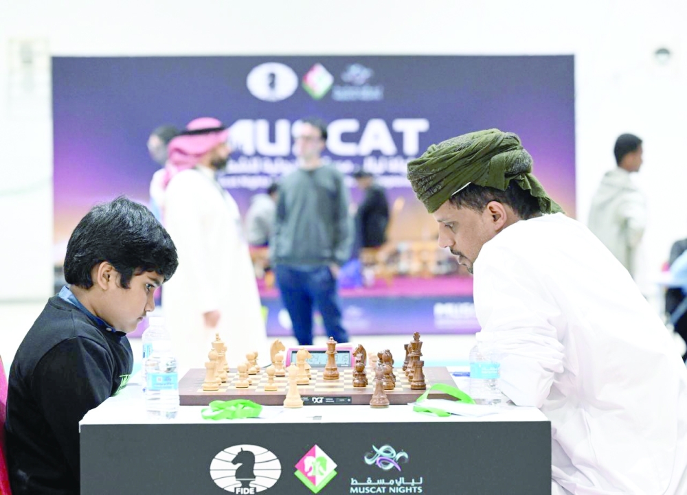 Fierce competition heats up at the Muscat Nights International Chess Championship.