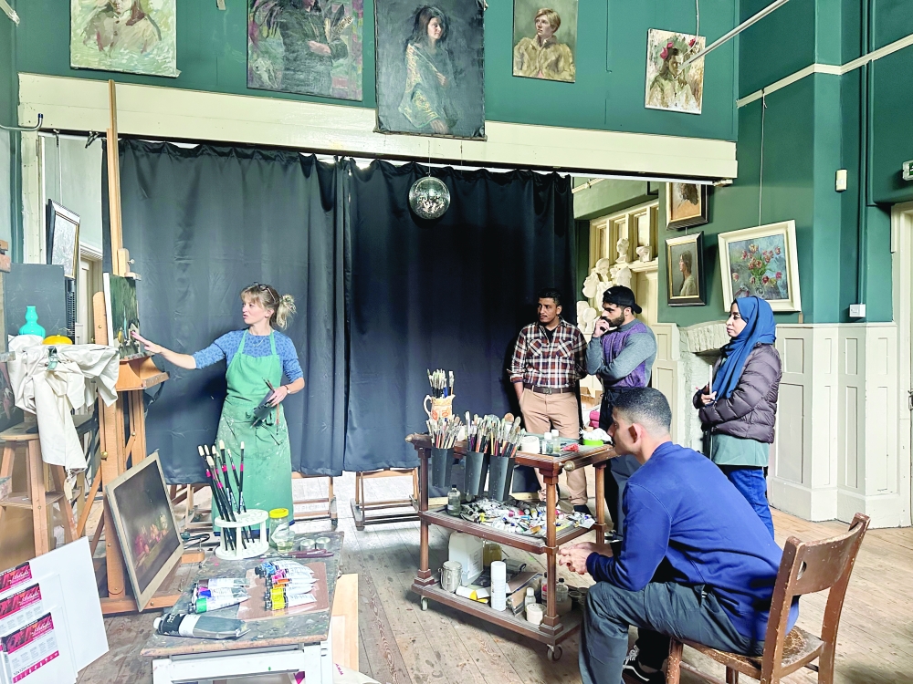 This year, established British artists Lucy Corbett and Michelle McCullagh, supported by Polly Gedney, will travel to Oman from January 16 to 24, to lead a series of workshops with emerging Omani artists.