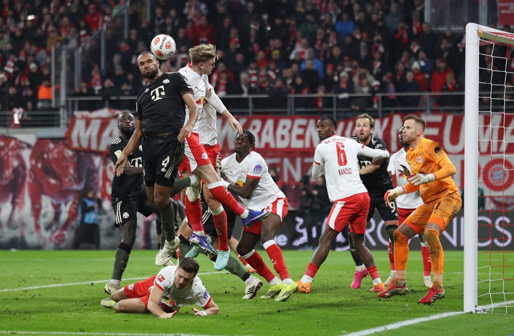  Bayern Munich's Jonathan Tah scores their third goal 