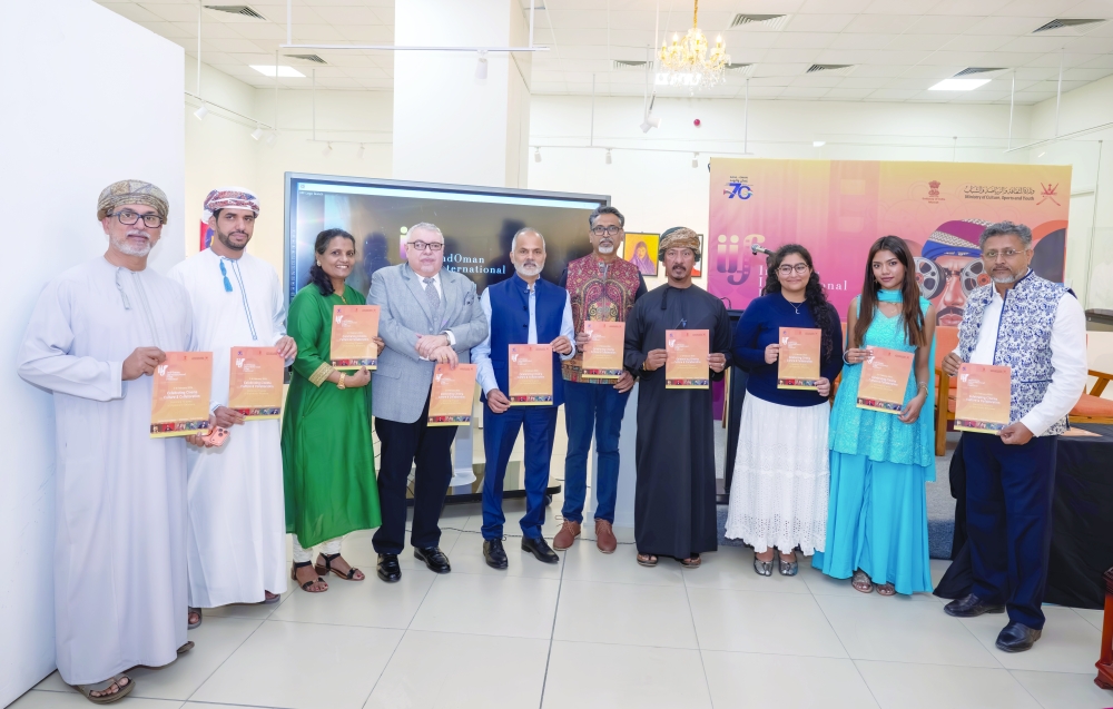 G V Srinivas, Ambassador of India to Oman, opened the ceremony along with Sudha Sha, Festival Director and others