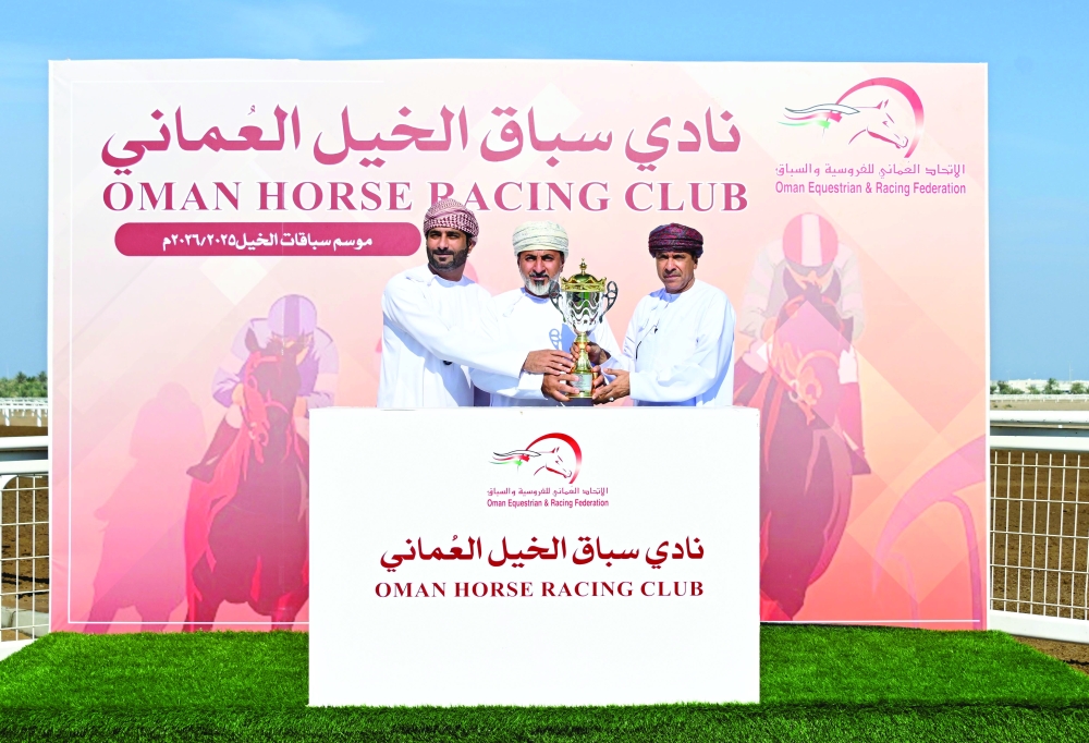 Honouring the winners of the sixth round. — Mohammed al Balushi