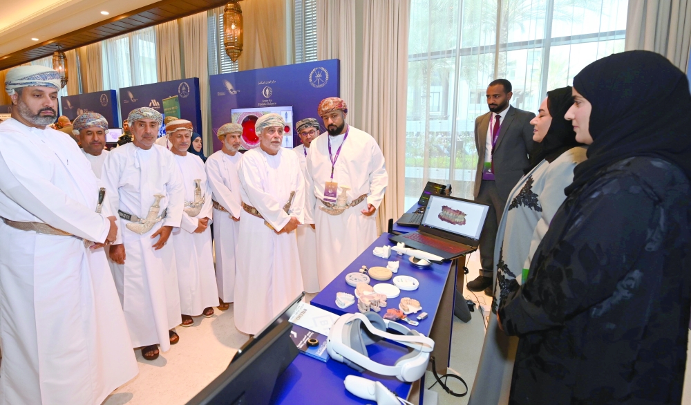 The conference included an exhibition showcasing modern health technologies. — ONA