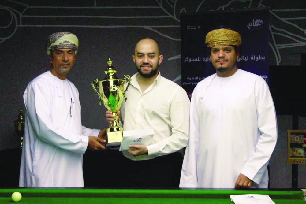 Iran’s Siavash Mozayani won the Muscat Nights International Snooker title.